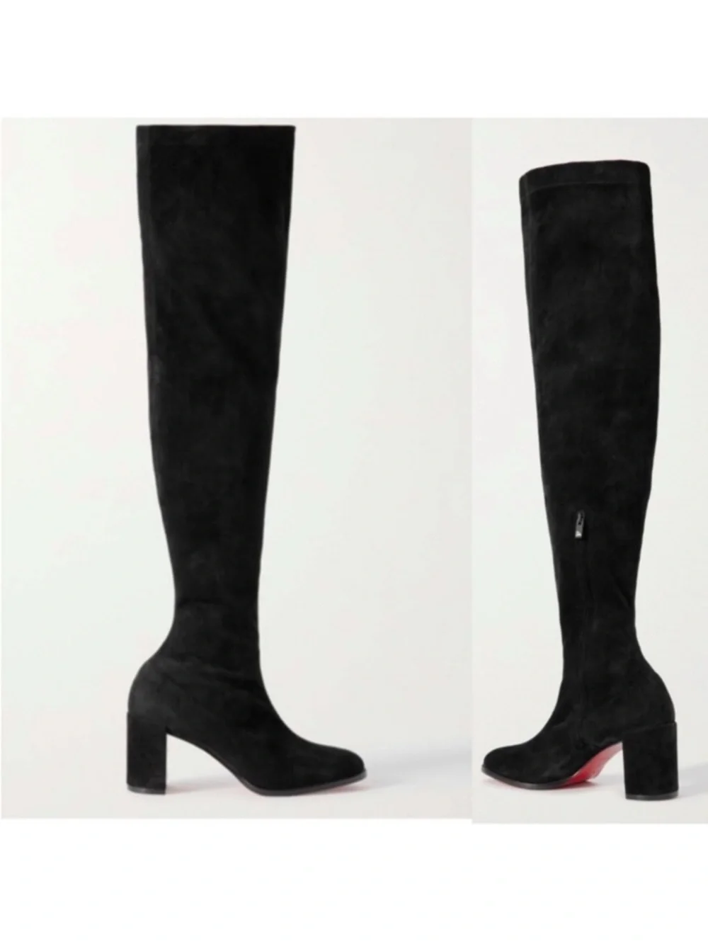 Christian Louboutin Stretchadoxa 70mm suede over the knee boots RETAIL 2,995